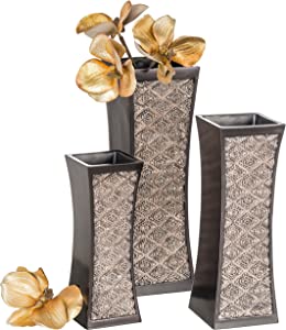 Decorative Brown Vases for Decor Centerpieces
