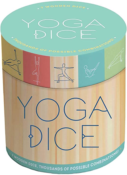 Dice 7 Wooden Dice Yoga Gift
