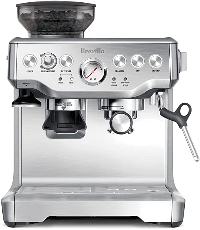 Espresso Machine, Brushed Stainless Steel