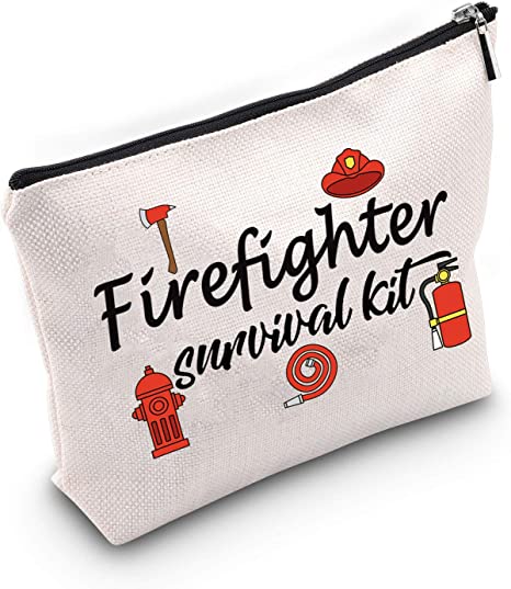 Firefighter Makeup Bag