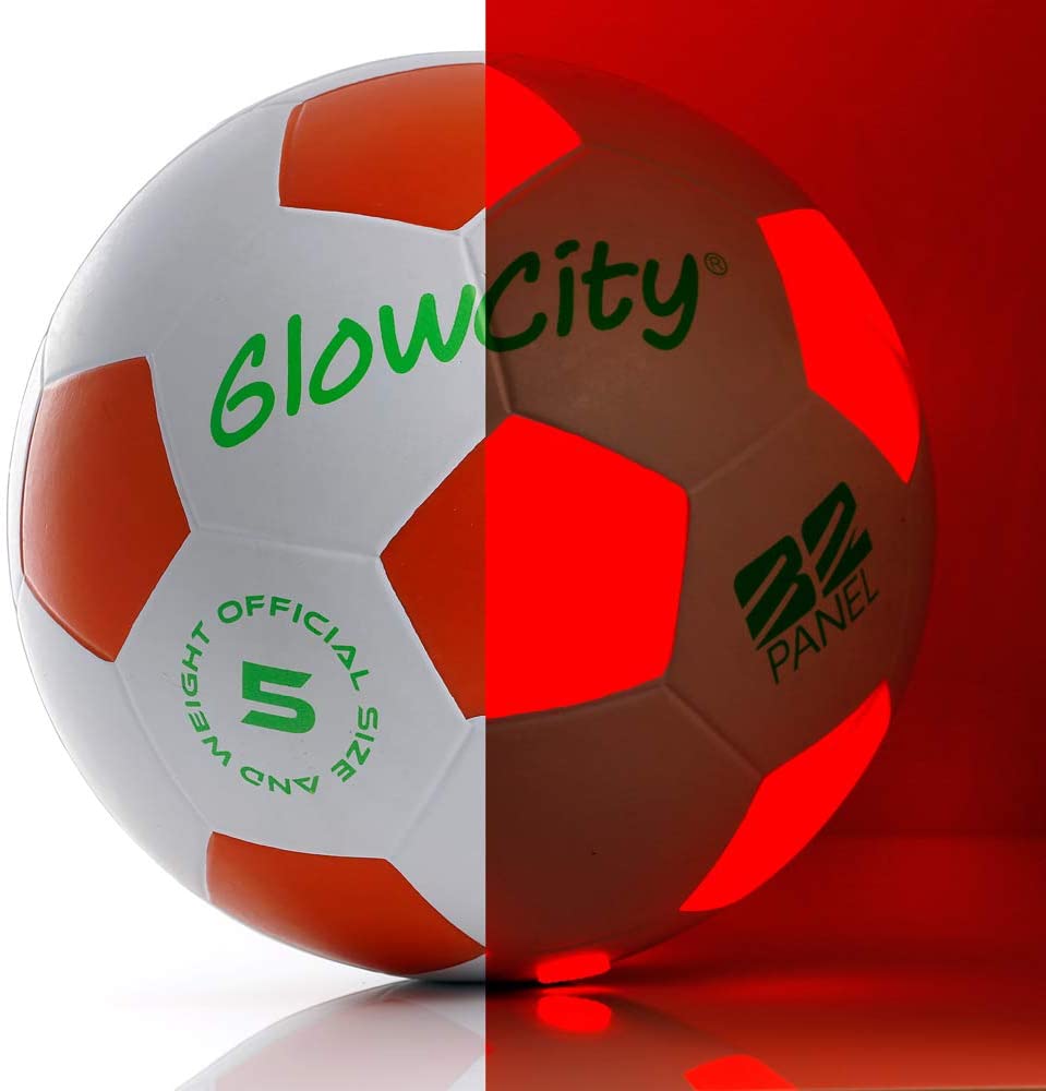 GlowCity Glow in The Dark Soccer Ball 