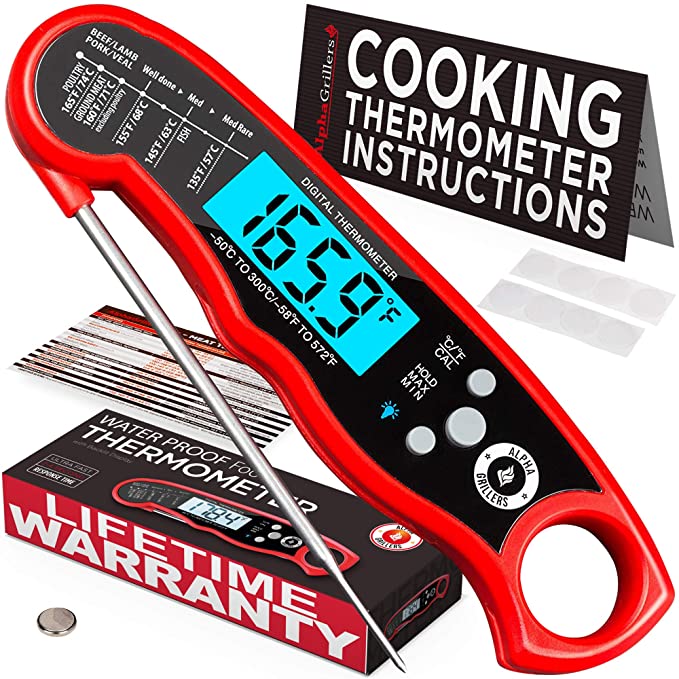 Instant Read Meat Thermometer for Grill
