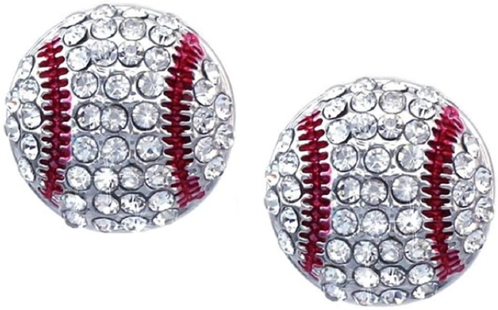 Kenz Laurenz Baseball Earrings