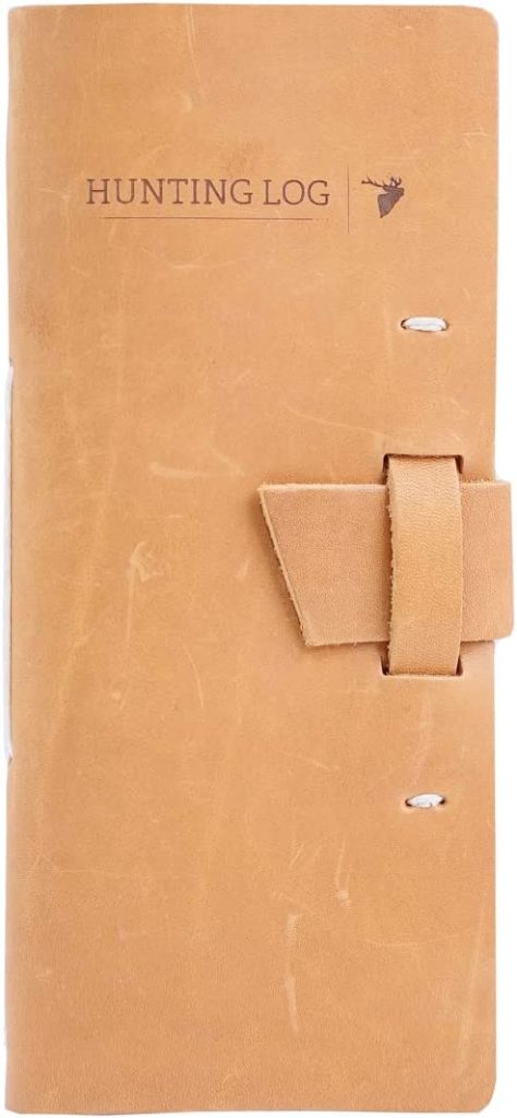 Leather Hunting Log Book