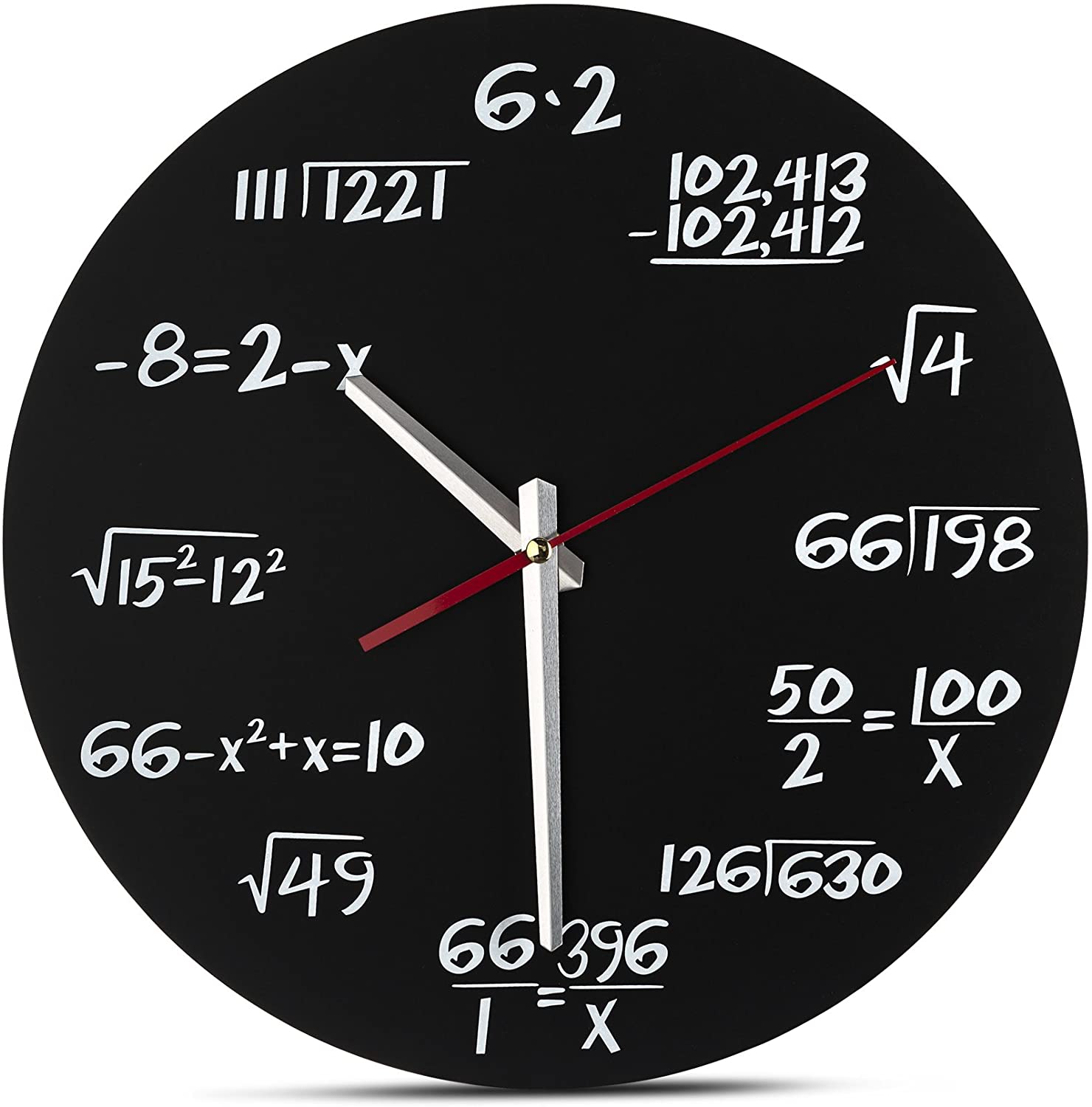 Math Wall Clock gift ideas for engineers