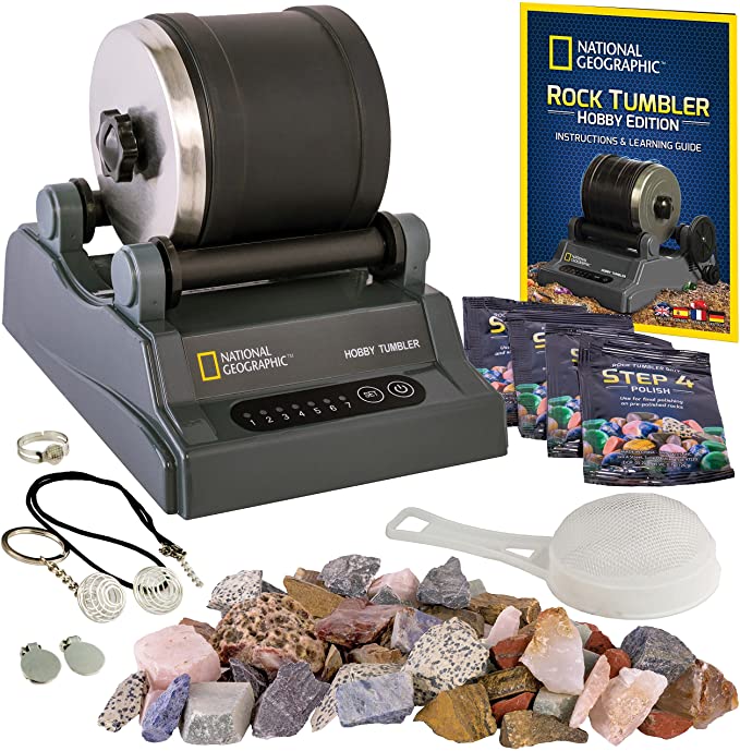 NATIONAL GEOGRAPHIC Hobby Rock Tumbler Kit