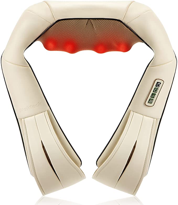 Neck and Back Massager with Soothing Heat as unique Gift Ideas for Serious Illness