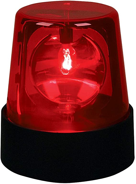 Novelty 7 Inch Red Police Beacon Light