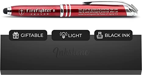 Pen with Built-in Flashlight and Stylus