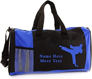 Personalized Kids 18 Inch Sports Duffel Bag With Custom Name & Text
