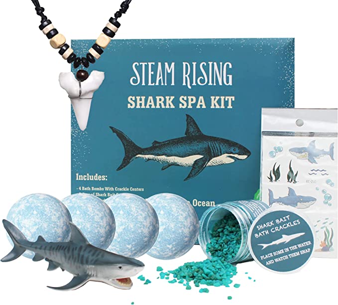 Shark Bath Toy Spa Kit