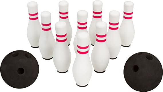 Trademark Innovations 12- Piece Foam Bowling Lover Set 
