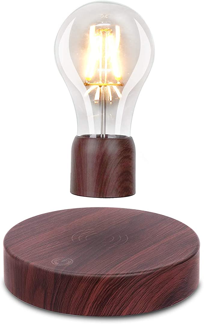 VGAzer Magnetic Levitating Floating Wireless LED Light Bulb Desk Lamp