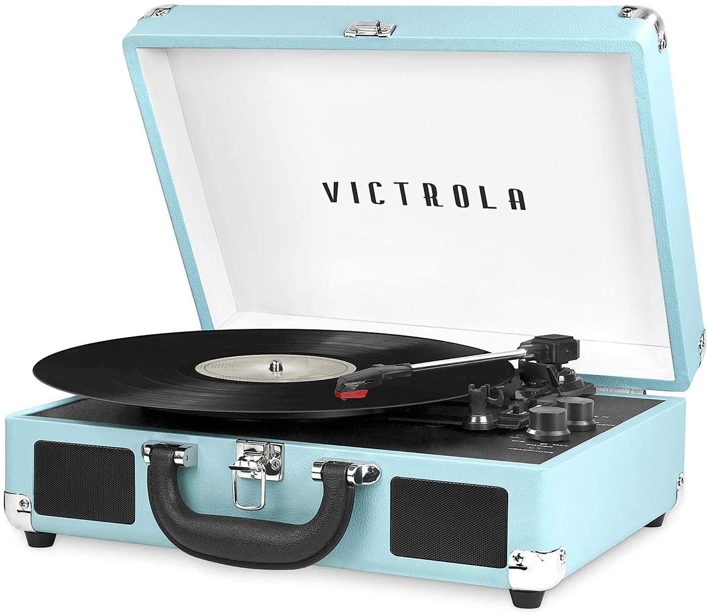 Victrola Vintage 3-Speed Bluetooth Portable Suitcase Thank you Gifts for family