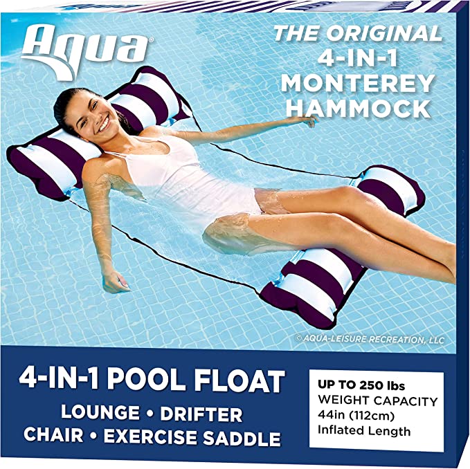 4-in-1 Monterey Hammock Pool Float Gifts For Beach Lovers