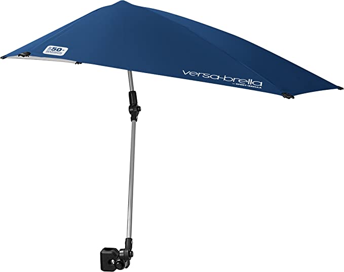 Adjustable Umbrella with Universal Clamp Gifts For Beach Lovers