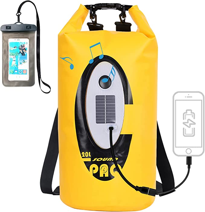 Floating Dry Bag Waterproof with Bluetooth Speaker Gifts For Beach Lovers