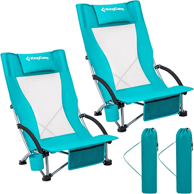 KingCamp Low Sling Beach Chairs beach lover gifts