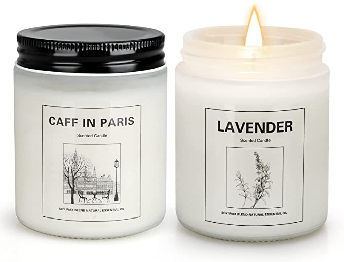 Lavender and Coffee Candle