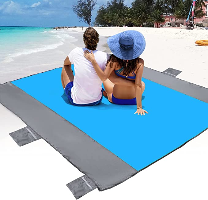 POPCHOSE Beach Blanket, Beach Blanket Waterproof Sandproof gift ideas for beach lovers