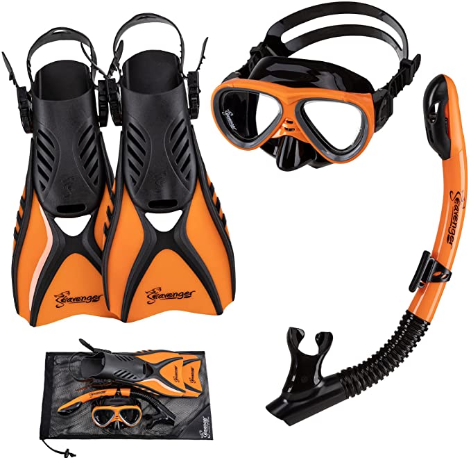 Seavenger Hanalei Anti-Fog 4-Piece Snorkeling Set