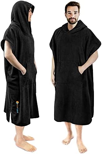 Surf Poncho Changing Robe with Hood Gifts For Beach Lovers