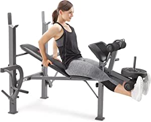 Weight Bench with Leg Developer and Butterfly Arms
