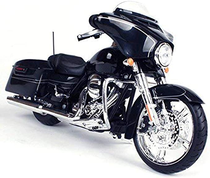 2015 Harley Davidson Street Glide Motorcycle 1/12 Scale Pre-Built Model Black
