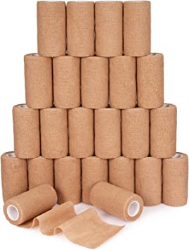 24 Pack Self Adherent Cohesive Bandage Wrap