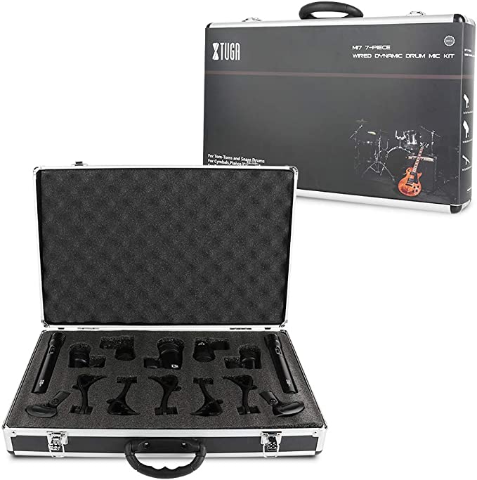  7-Piece Wired Dynamic Drum Mic Kit