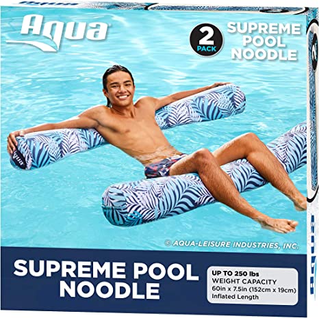 Aqua Oversized Inflatable Pool Noodle