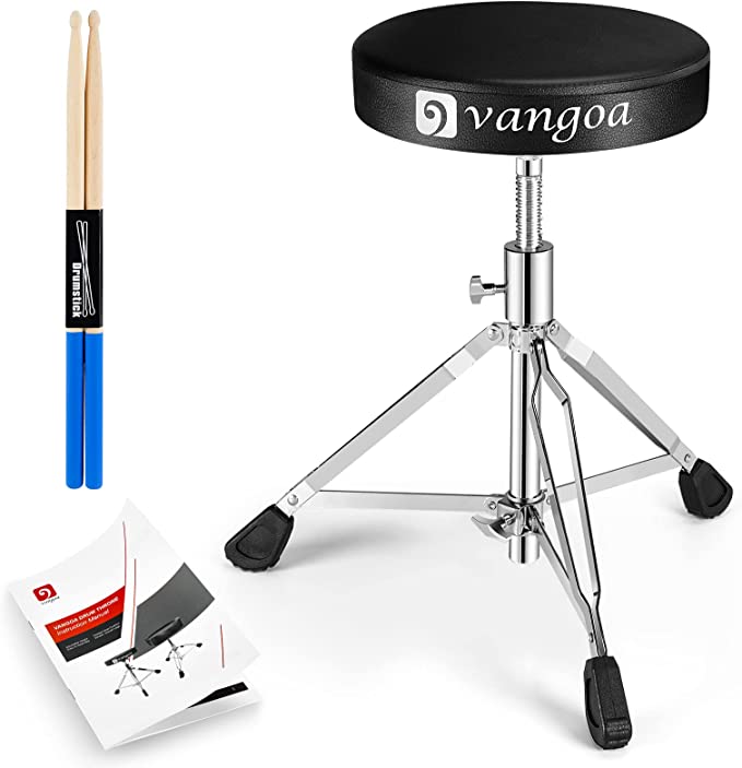 Drum Stool with 5A Drumsticks