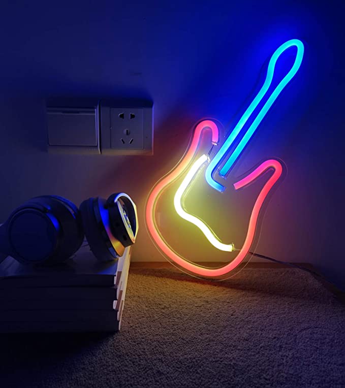 Guitar Neon Sign