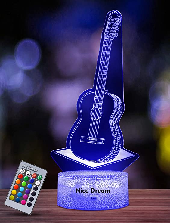 Guitar Night Light for Kids