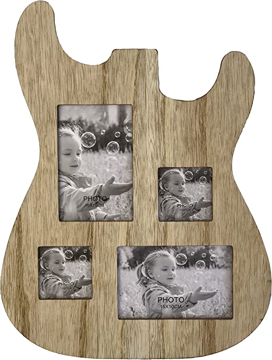 Guitar Shaped Picture Frame 