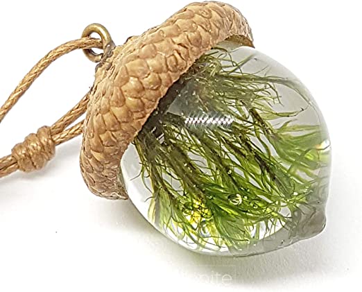 HARMONITE English Acorn Pendant Necklace