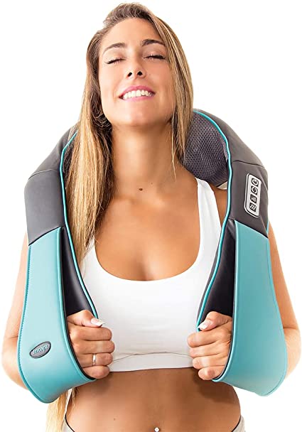 InvoSpa Shiatsu Back Shoulder and Neck Massager with Heat
