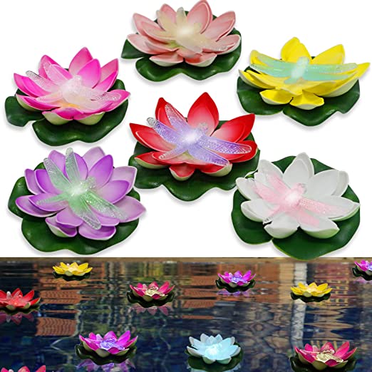 LED Lotus Flower Lamp Gifts For Pool Owners