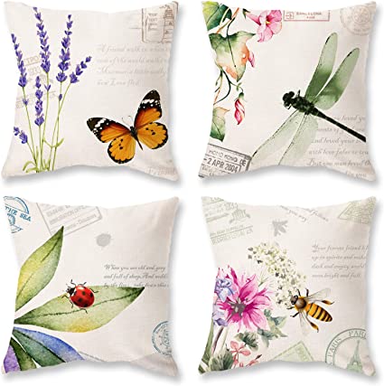 ONWAY Decorative Throw Pillow Covers 16x16 Inches Set
