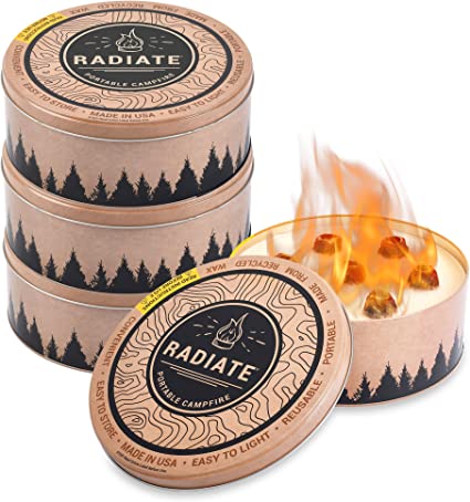 Radiate - 4 Pack XL Outdoor Portable Campfire
