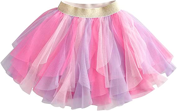 Rainbow Tulle Skirt 