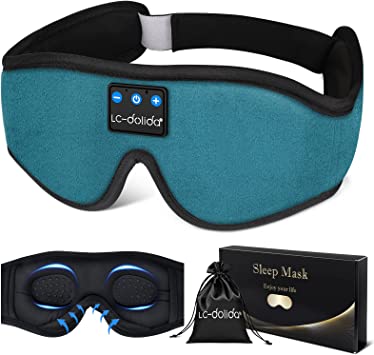 Sleep Mask with Bluetooth Headphones
