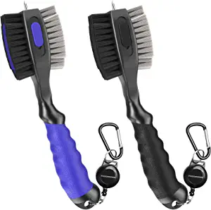 THIODOON 2 Pack Golf Club Brushes and Groove Cleaner 

