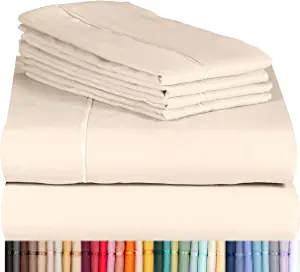 6 PC Sheet Set Sheets Deep Pockets
