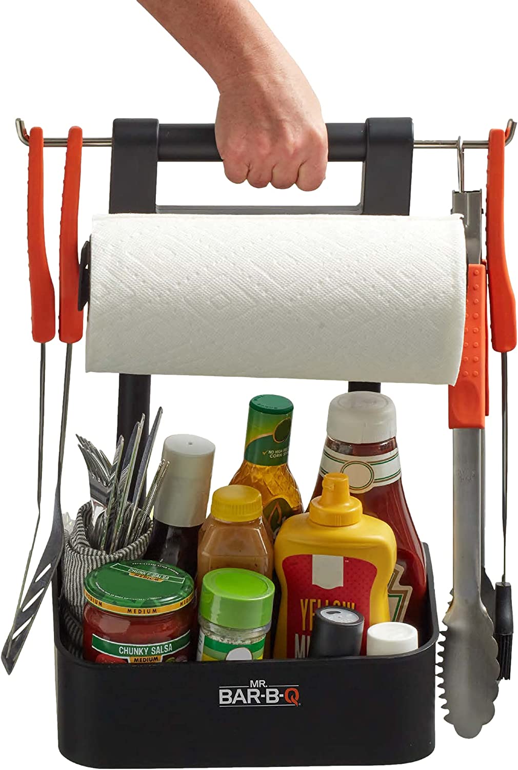 Bar-B-Q Adjustable Grilling Caddy