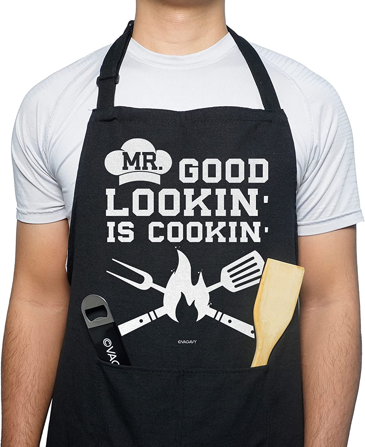 Black Funny Aprons