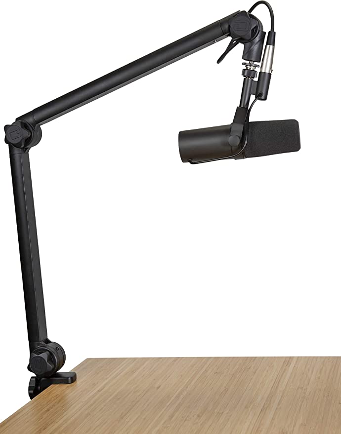 Desk-Mounted Broadcast Microphone Boom Stand 