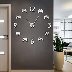 Large Wall Clock Game Room Decor