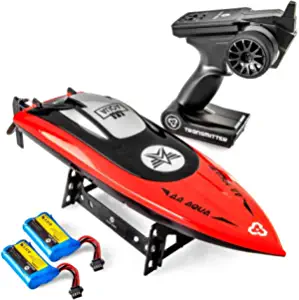 RED RC Boat for Pools or Lakes