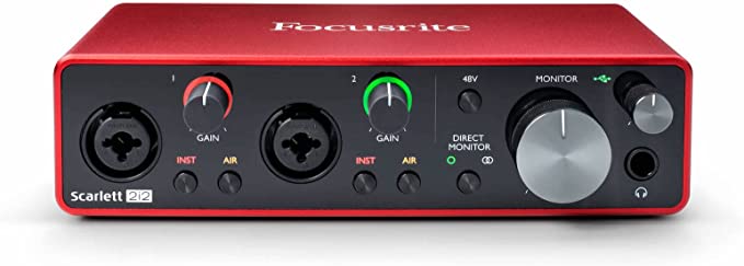 Scarlett 2i2 3rd Gen USB Audio Interface 